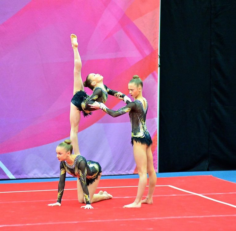 Leading the way at the British Acrobatic Championships. Spelthorne