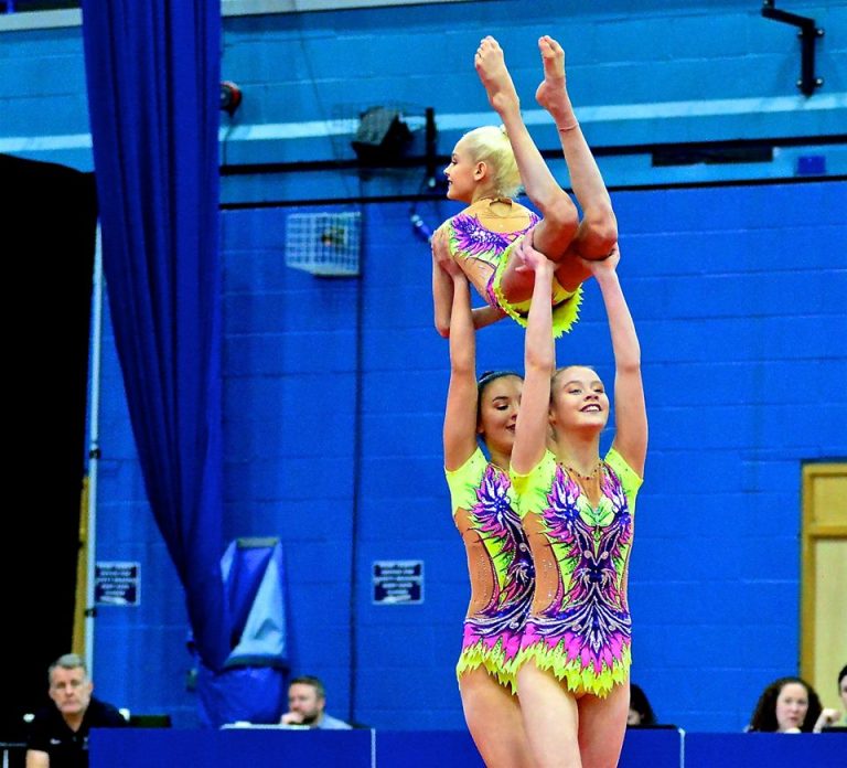 Leading the way at the British Acrobatic Championships. Spelthorne